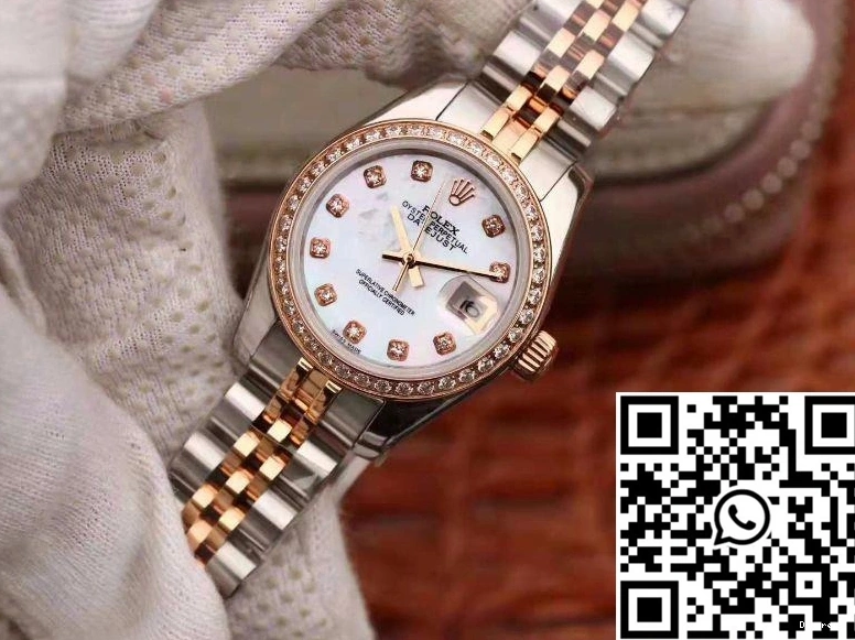 Enamel 28MM Dial Datejust 887 Rolex Bracelet Lady AllSeason Two Tone 0820